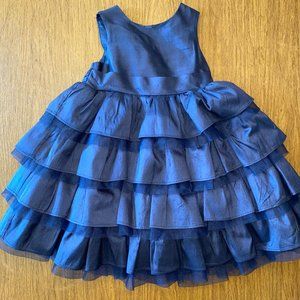 Janie and Jack Special Occasion Navy Tulle Dress